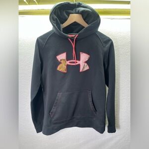 Under Armour Coldgear Realtree Performance‎ Hoodie Sweatshirt Womens S 2489